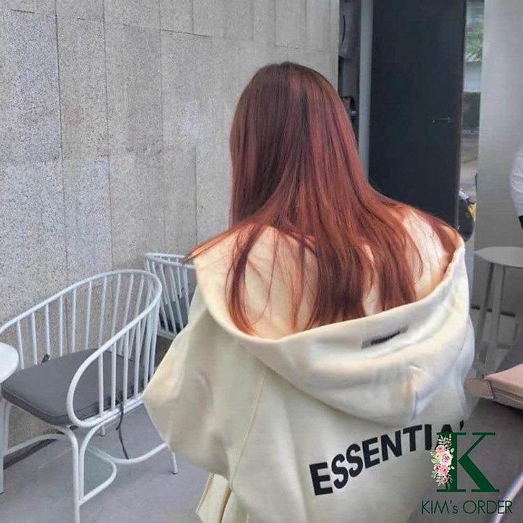 Áo Khoác Hoodie Zip ESENTIAL Dài Tay Nam Nữ Unisex Có Mũ Khoá Kéo Màu Đen Be Xám Dáng Rộng Thời Trang Hot Trend