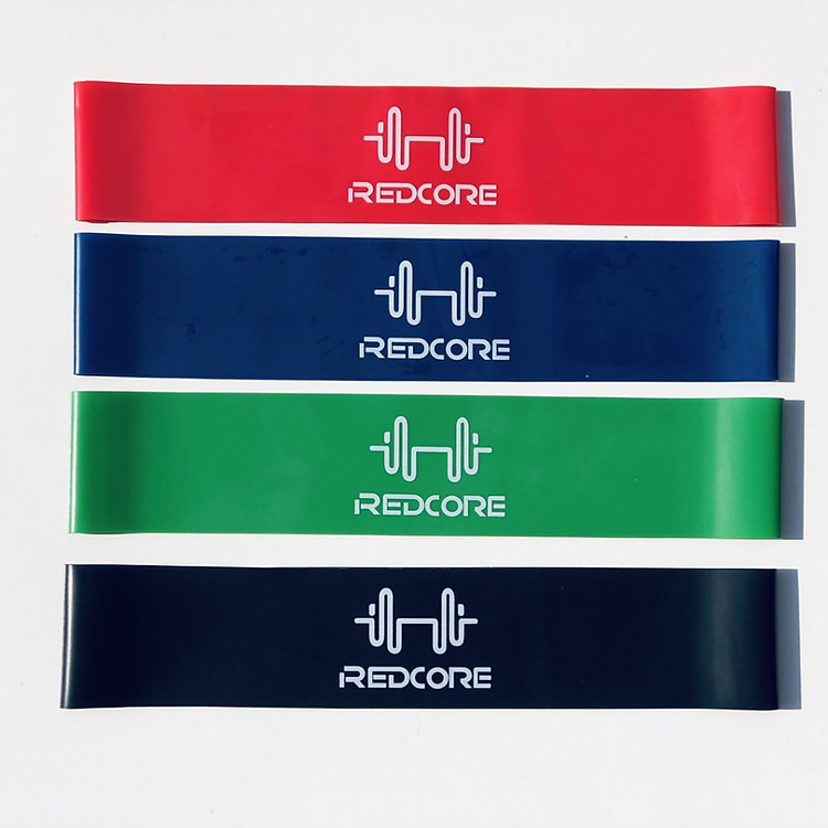 Combo 4 dây mini band, dây cao su miniband tập chân mông, phụ kiện tập gym