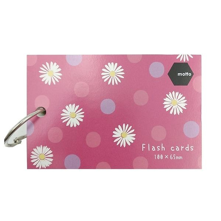 Giấy Note Motto Flash Cards CYFC100-MG (250g) – Màu Đỏ Sậm