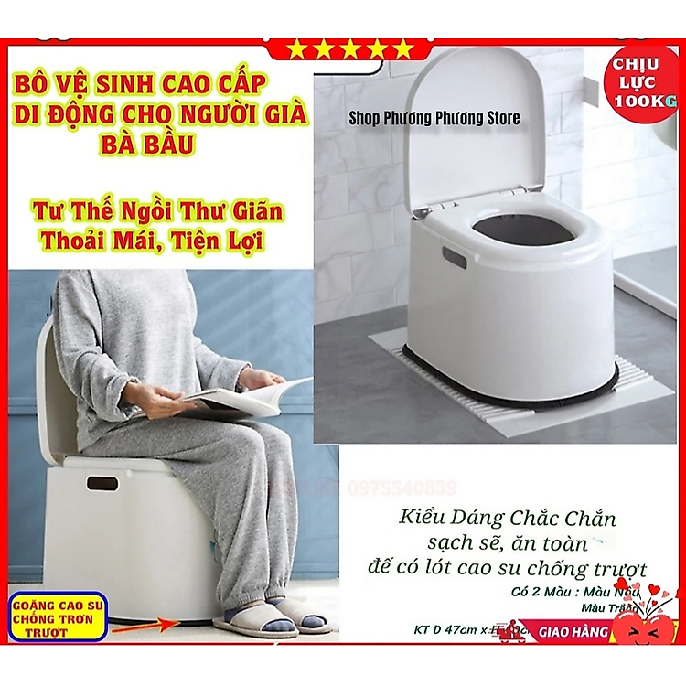 Tham Khảo tại ConCung: Bô vệ sinh di động cho người già , nhận ngay nhiều Ưu đãi