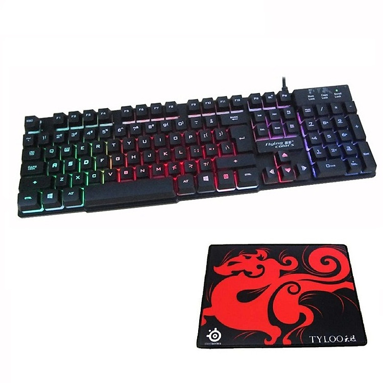Bàn Phím Chơi Game K8 giả cơ tặng lót chuột tyloo