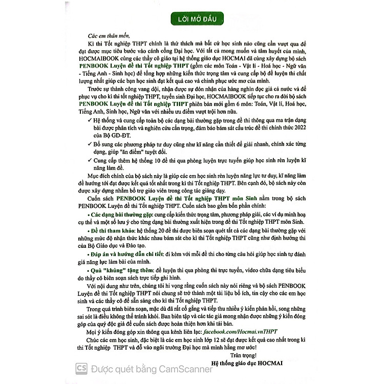 PENBOOK - Luyện đề thi tốt nghiệp THPT môn Sinh học - Ảnh 4