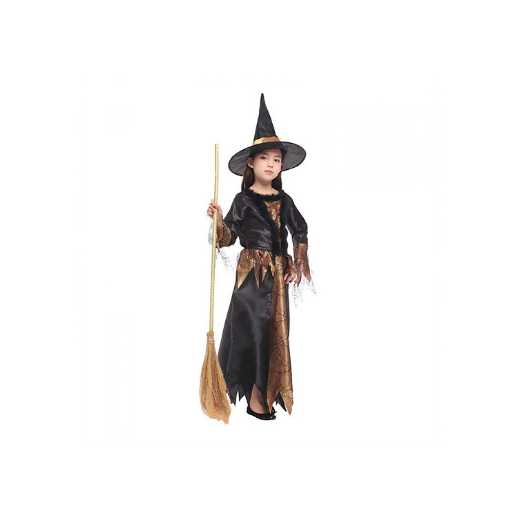Bộ váy mũ phù thủy hóa trang Halloween cho bé G-0197