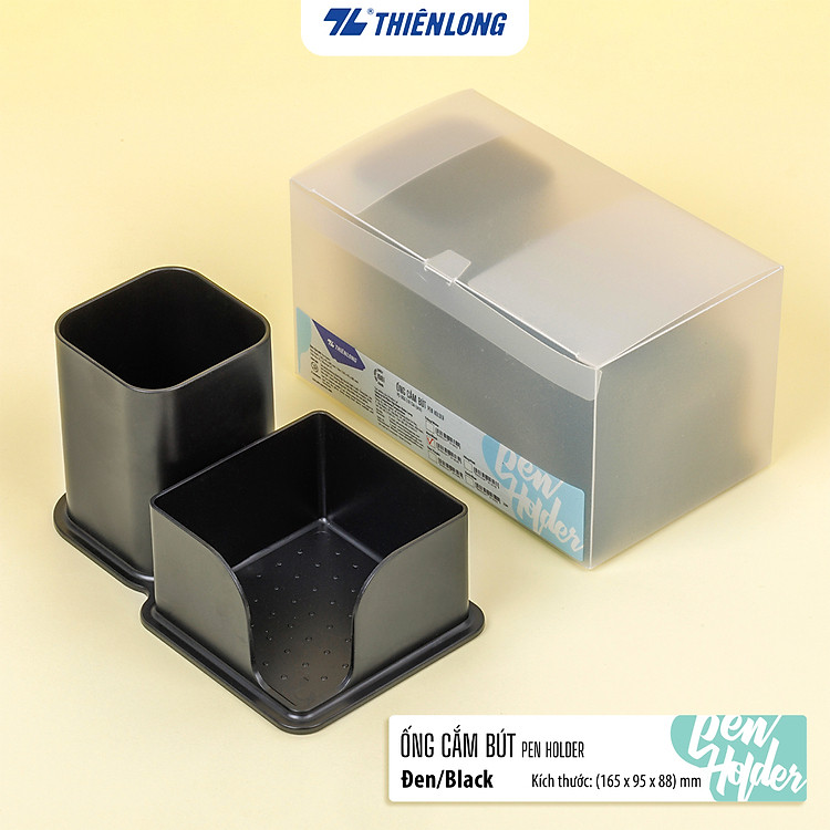 Ống cắm bút Thiên Long PS-003 - Khay giấy notes đa dụng - Ảnh 2