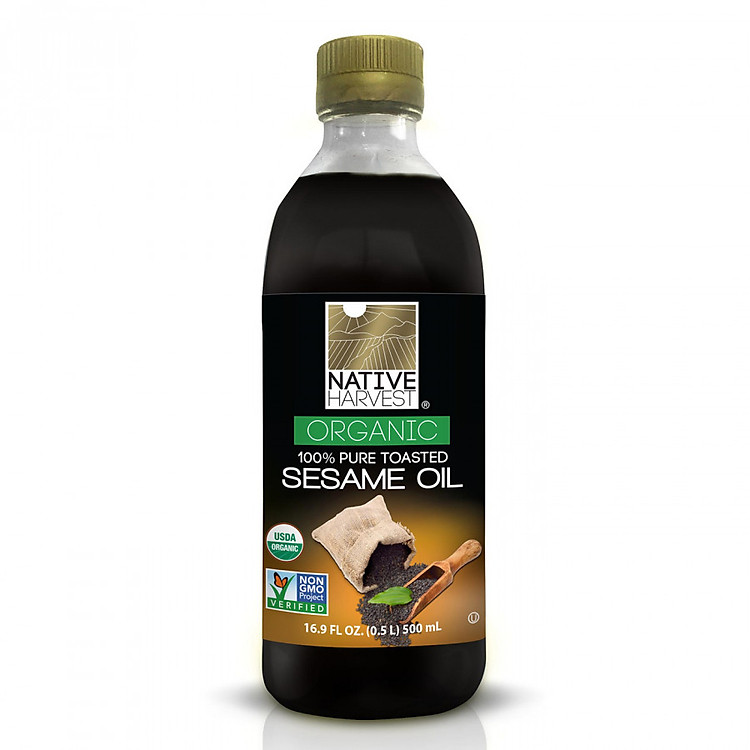 Dầu Mè Đen Organic 500ml Naitve Harvest - Nhập Khẩu Mỹ