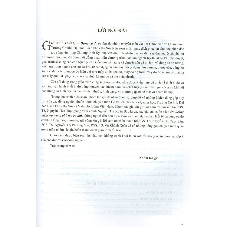 Giáo trình Thiết Bị Và Dụng Cụ Đo Cơ Khí - Ảnh 3