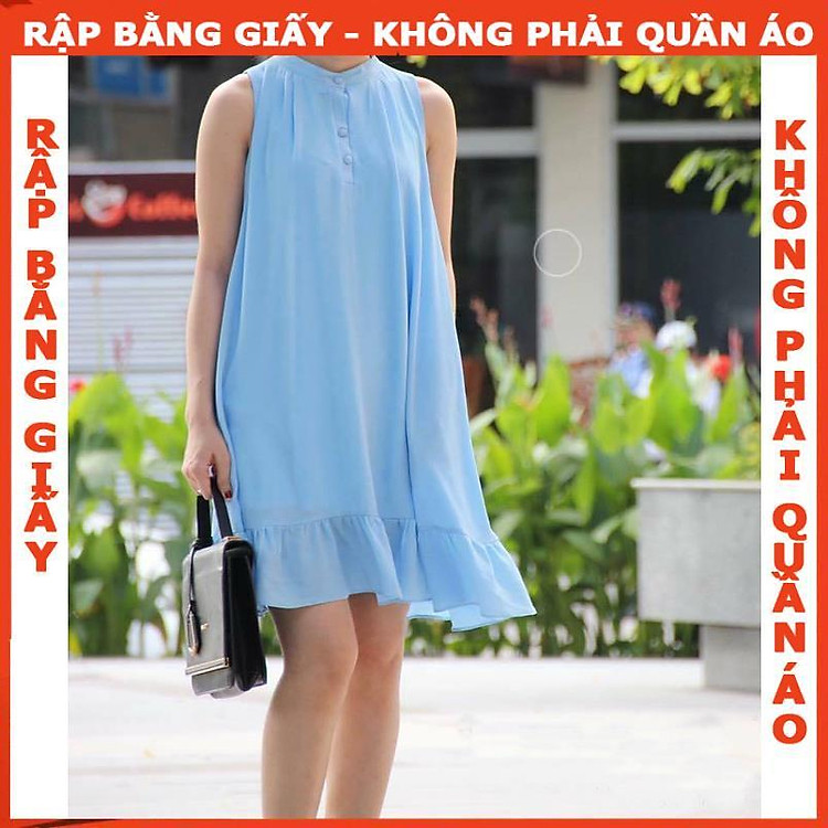 Rập giấy may đầm bầu BA12 (A0)