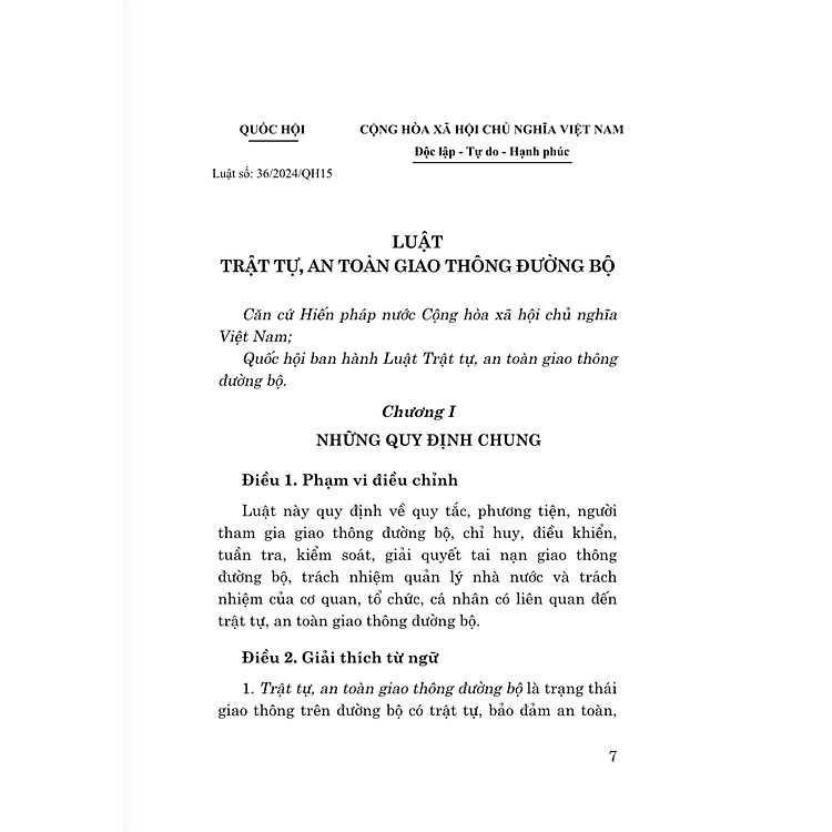 Luật Trật Tự, An Toàn Giao Thông Đường Bộ Năm 2024 - Ảnh 3