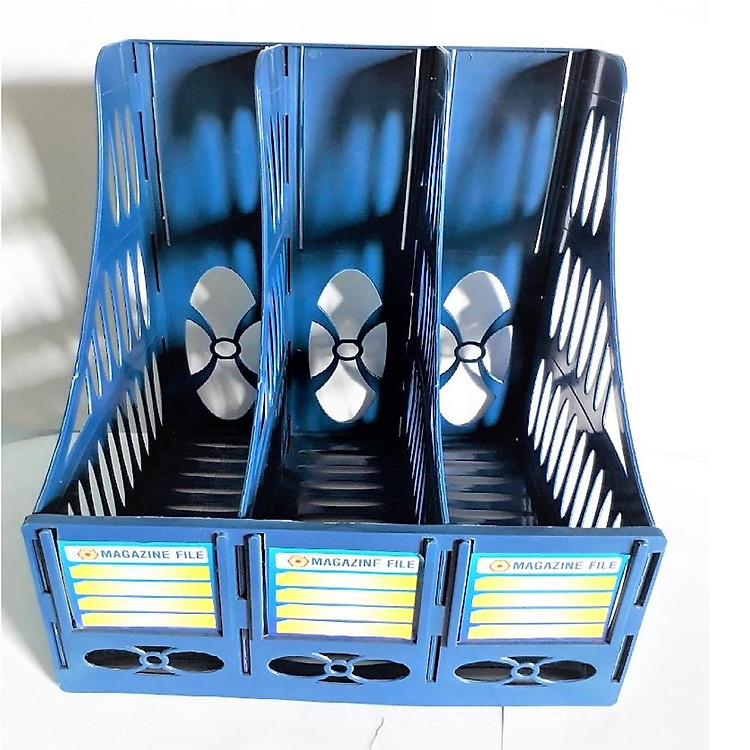 Kệ Rổ Nhựa Xéo 3 Ngăn ( tháo lắp được )