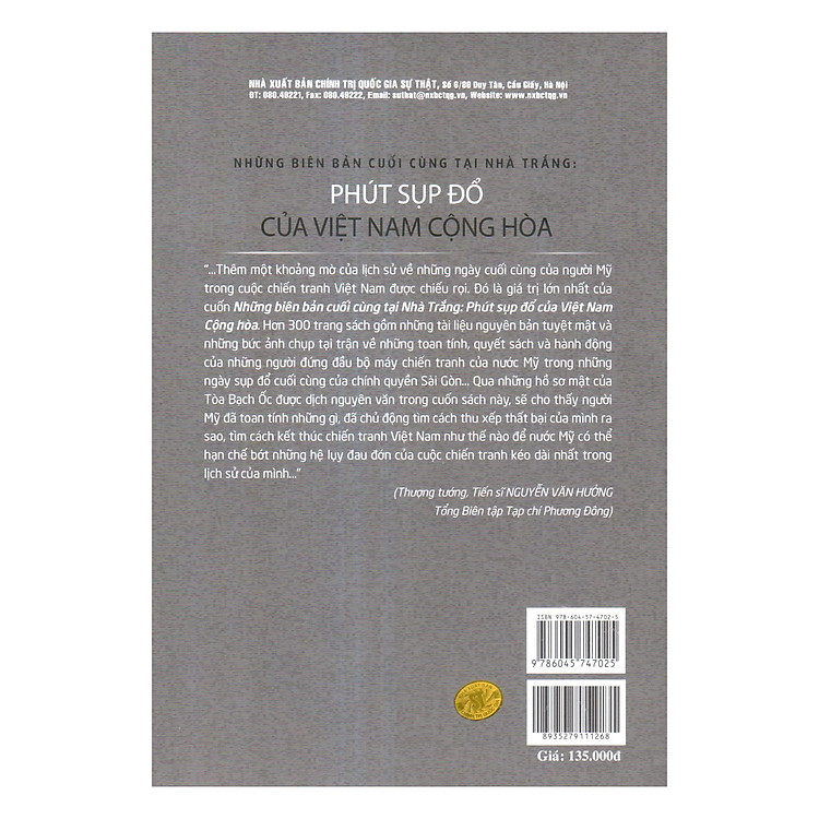 Những biên bản cuối cùng tại Nhà Trắng: Phút sụp đổ của Việt Nam Cộng hòa - Ảnh 2