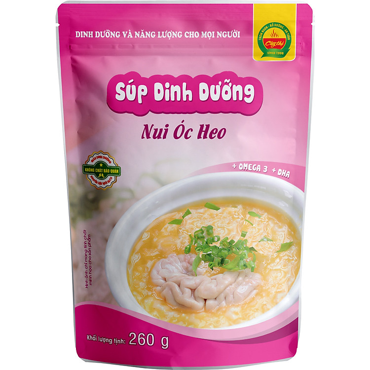 Súp Dinh Dưỡng Nui Óc Heo Cây Thị