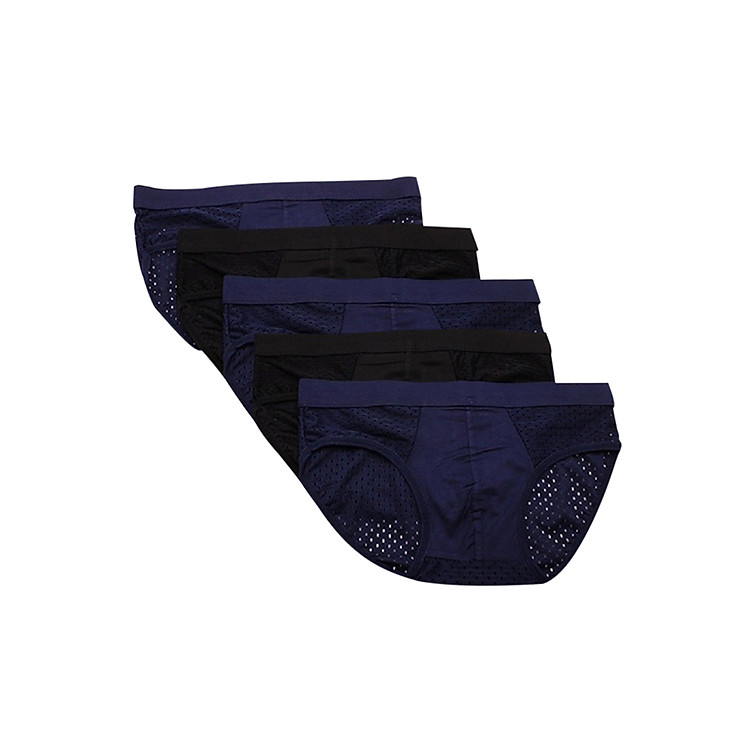 Bộ 5 Quần Lót Nam Nhật Thông Hơi Cao Cấp (Giao Màu Ngẫu Nhiên)