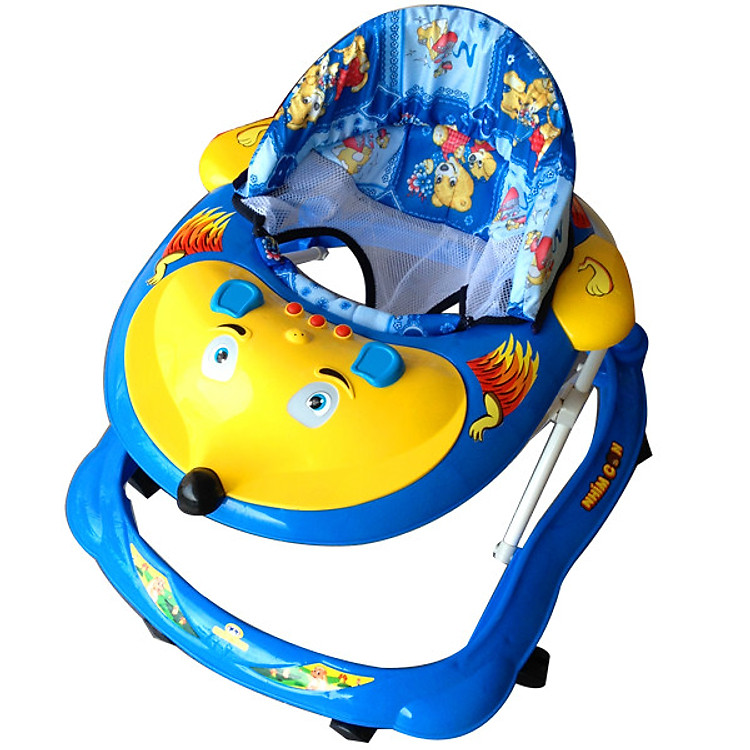 Xe Tập Đi Nhựa Chợ Lớn L3 Con Nhím (Có nhạc) - Dành Cho Bé Từ 6 - 12 Tháng - M1486B -XTĐ - Giao màu ngẫu nhiên