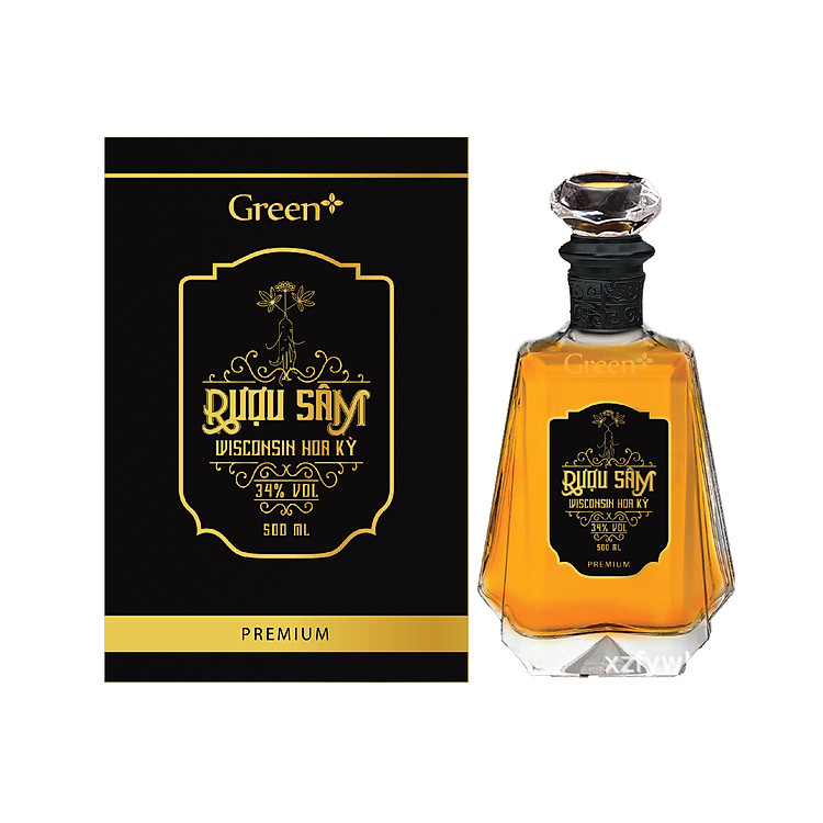 Rượu Sâm Wisconsin Hoa Kỳ (34% vol - 500ml)