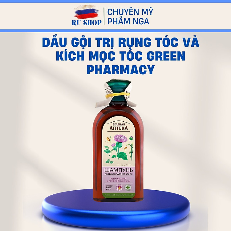 Dầu Gội Ngăn Ngừa Rụng Tóc Green Pharmacy