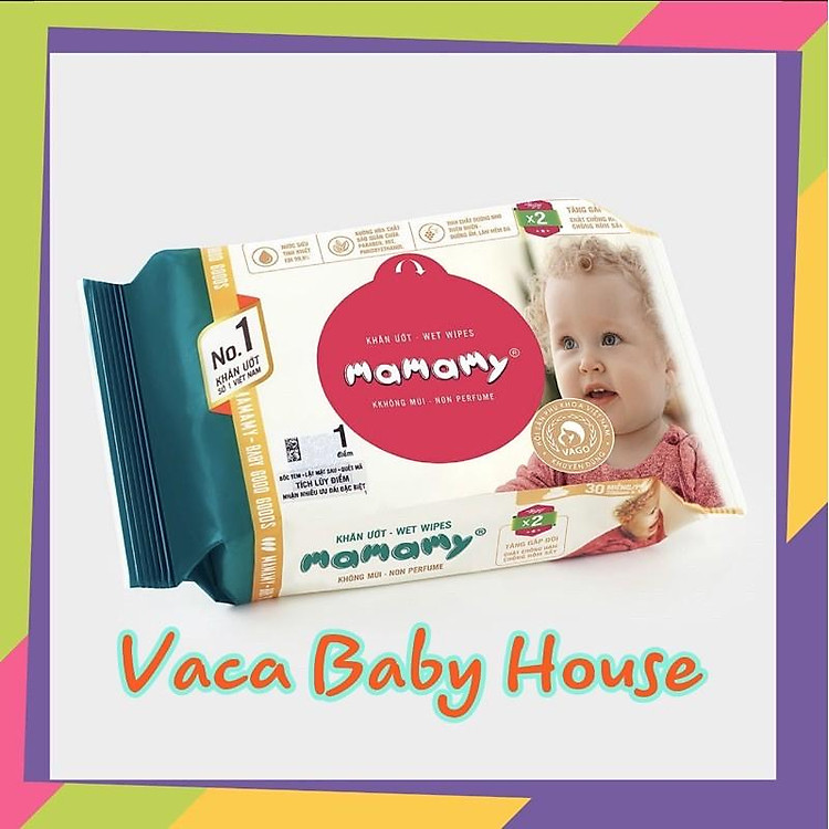 Khăn ướt Mamamy 30 tờ tiện lợi Đảm bảo Giá tốt - Hình ảnh 2