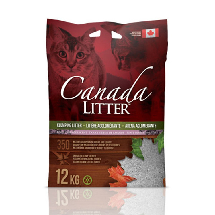 Cát vệ sinh cho mèo Canada Litter (Hương Baby Powder - 12kgs/ gói) CA12-1
