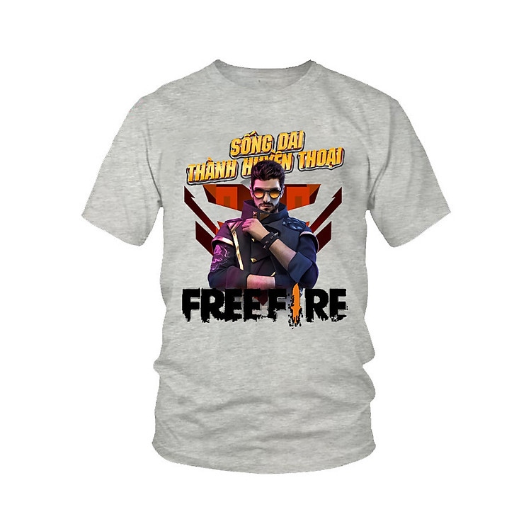 Áo thun nam nữ thời trang Game Free Fire nhân vật Alok