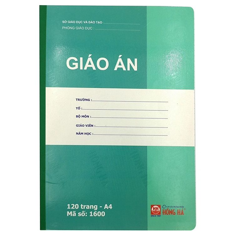 Bộ 2 Sổ Giáo Án A4 (120 Trang) - 1600