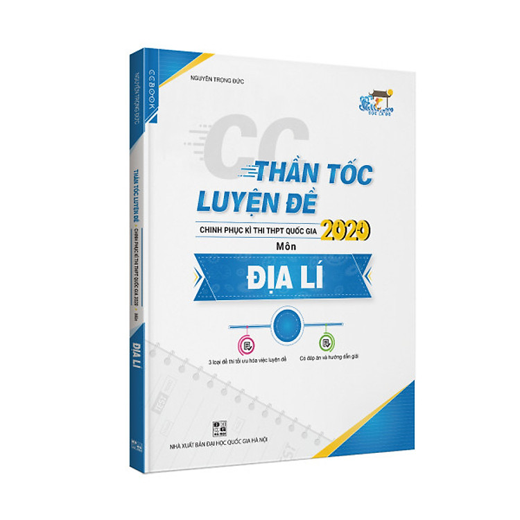 Sách Thần tốc luyện đề Chinh phục kì thi THPT quốc gia 2020 môn Địa Lí tập 1