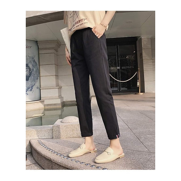 Quần baggy nữ chất kaki mềm