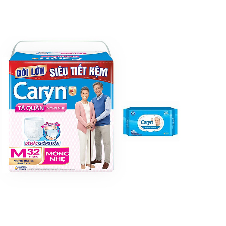 TẢ QUẦN CARYN M32 (TẶNG HỘP KHĂN GIẤY ƯỚT 100 MIẾNG)