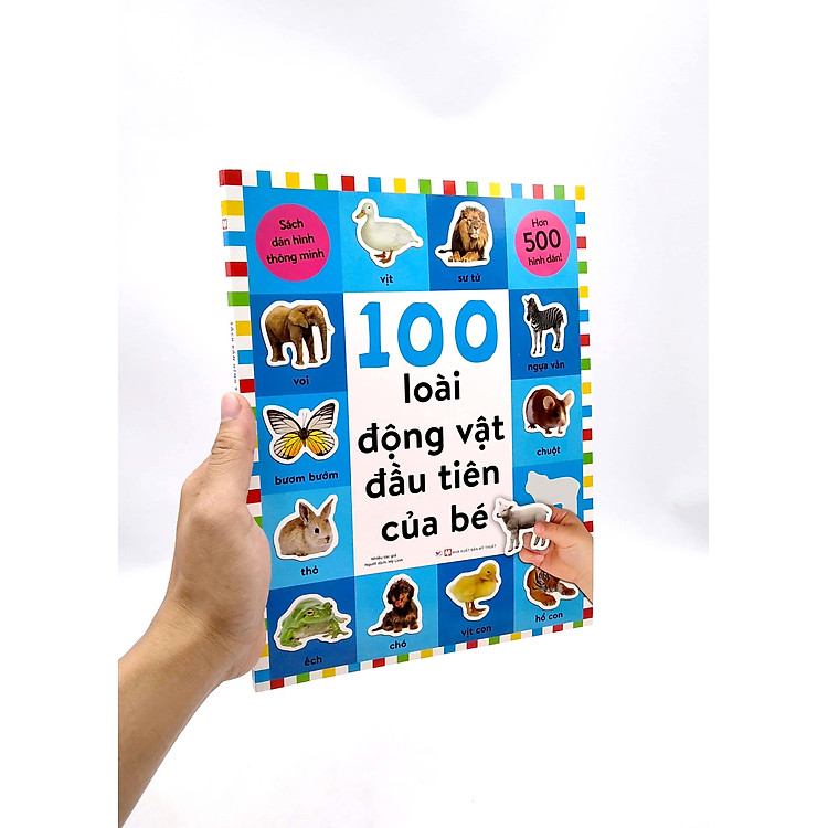 Sách Dán Hình Thông Minh - 100 Loài Động Vật Đầu Tiên Của Bé - Ảnh 5
