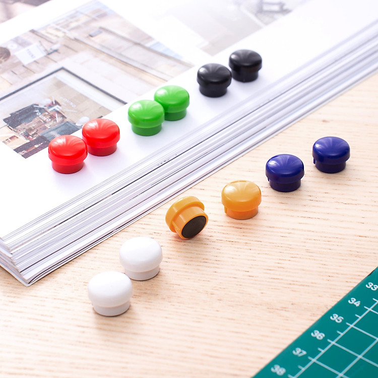 Nam Châm Gắn Bảng 15mm Deli (1 vỉ) - Ảnh 7