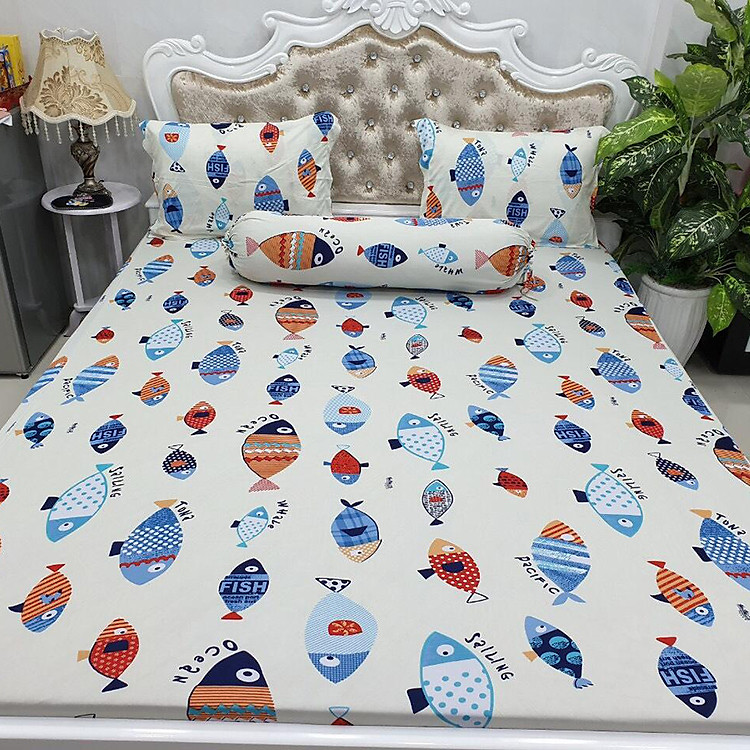 Drap Chống Thấm Cao Cấp Hình Cá