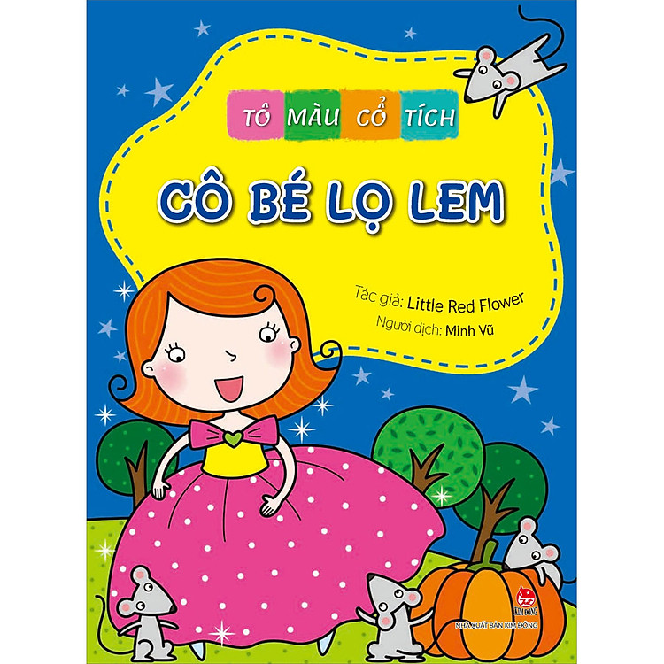 Sách Tô Màu Cổ Tích: Cô Bé Lọ Lem