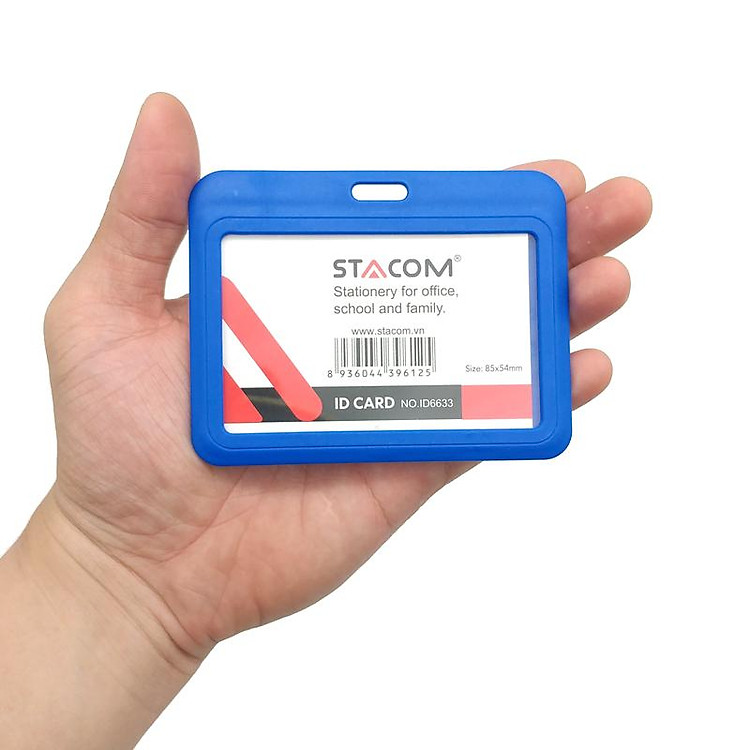 Bảng Tên Nhựa Cao Cấp Ngang Stacom ID6633 Nhiều Màu - Ảnh 4