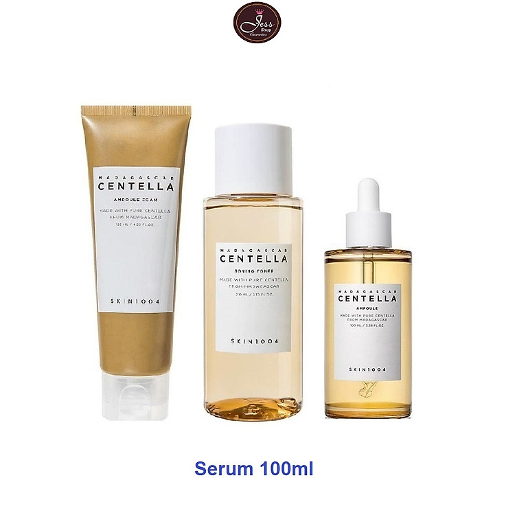 Bộ 3 Sản Phẩm Dưỡng Da Skin1004 Madagascar Centella bao gồm Sữa rửa mặt 125ml + Toner 210ml + Serum 100ml