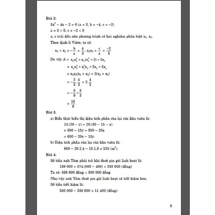 Đề thi vào lớp 10 môn toán dùng cho học sinh lớp 9 - Ảnh 2