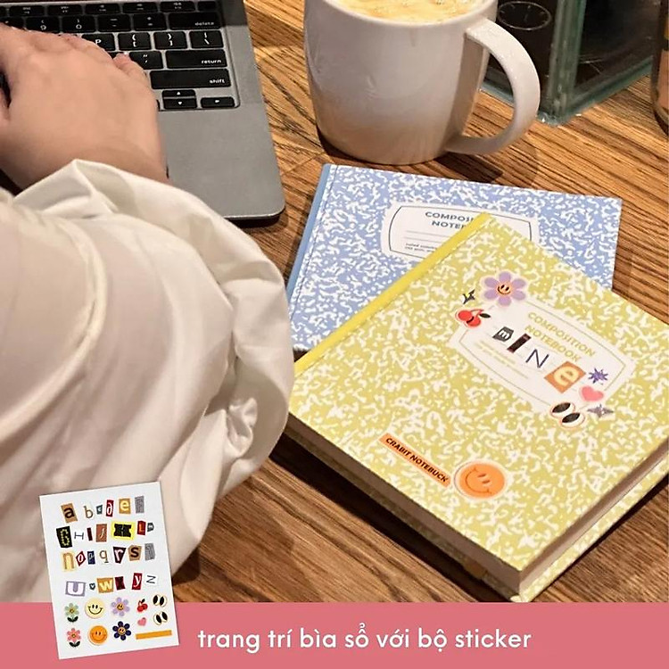 Sổ Dot Khổ Vuông 140 Trang 130gsm (kèm sticker) - Ảnh 2