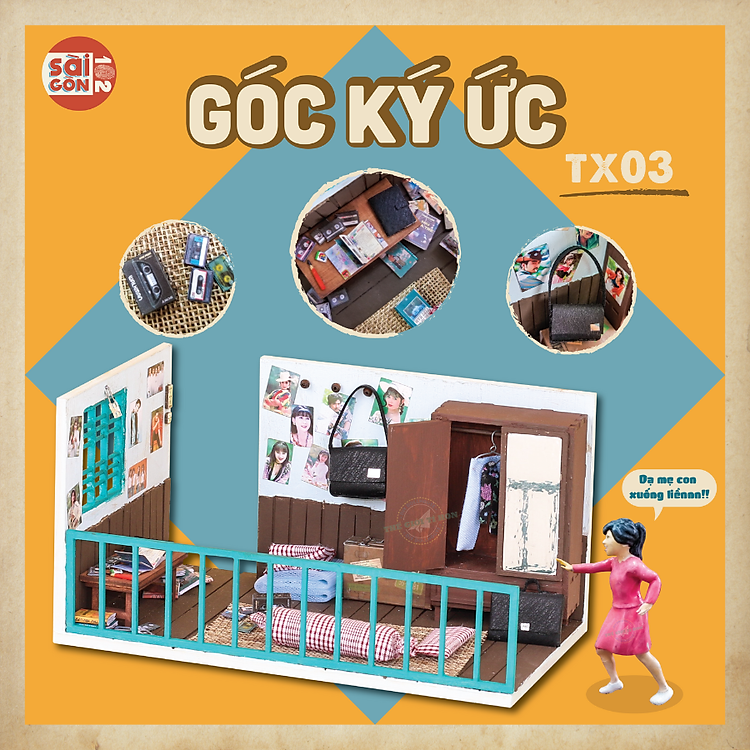 Mua tại Tiki: Mô Hình DIY Sài Gòn Xưa Nay - TX03 Chính hãng Tiết kiệm