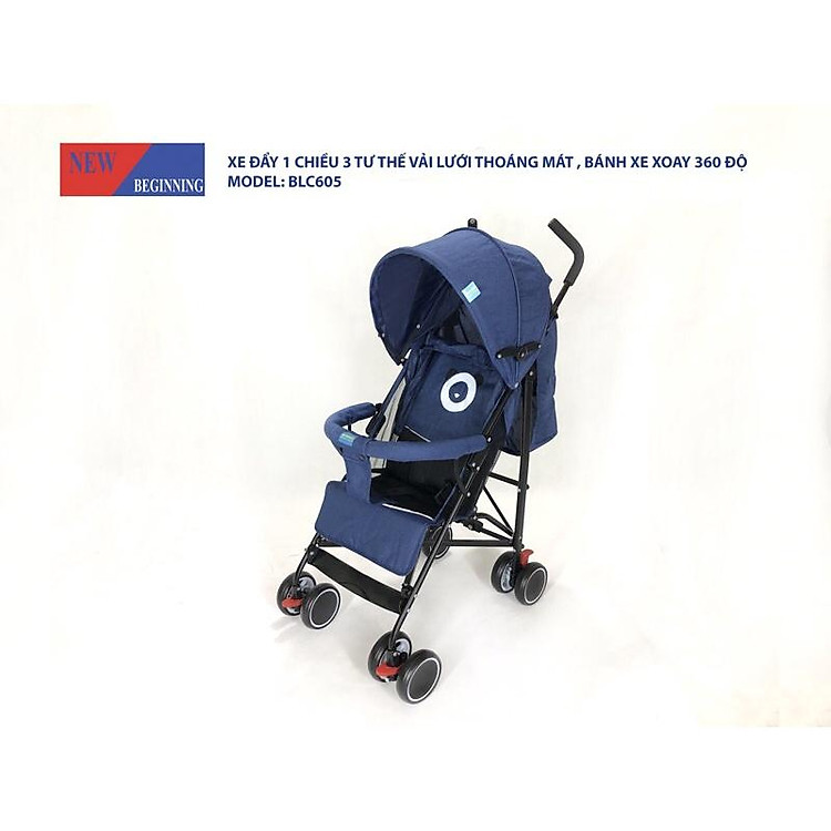 Xe đẩy gập gọn BLC605 - Grey Chính hãng Giá rẻ - Hình ảnh 4