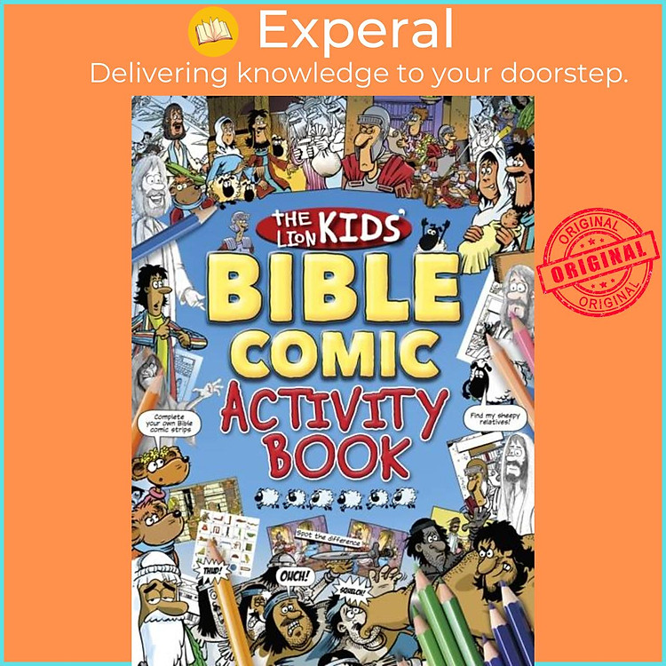 Sách - The Lion Kids Bible Comic Activity Book by Ed Chatelier (UK edition, paperback)