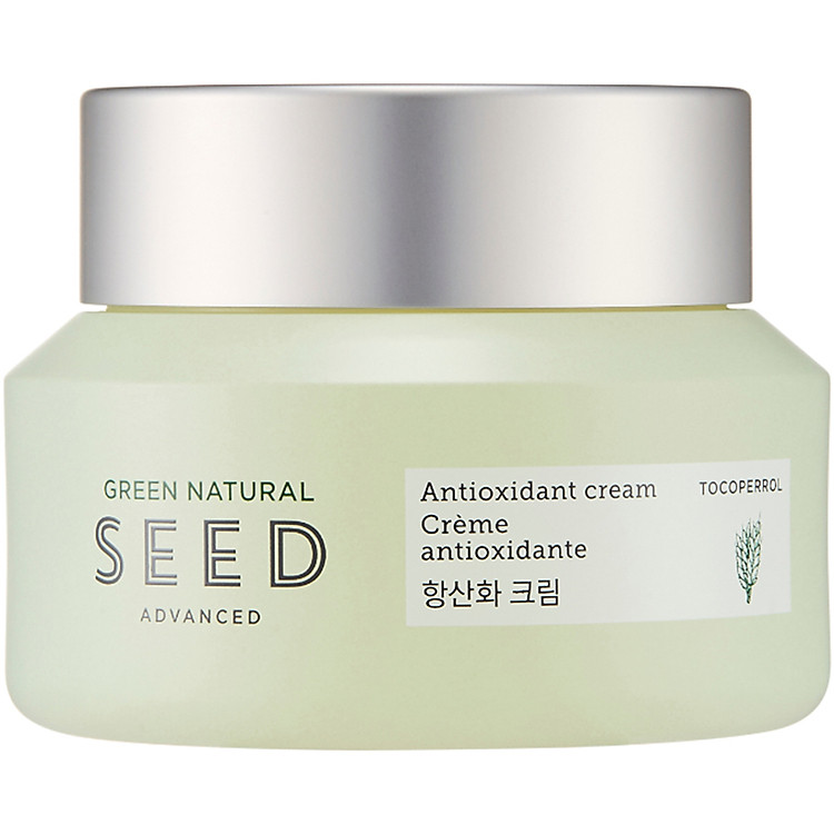 Kem Dưỡng Da TheFaceShop Green Natural Seed Anti Oxid Cream 50ml