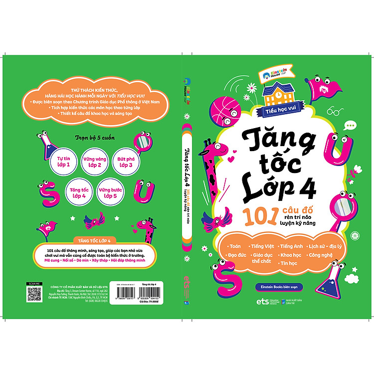 Tiểu Học Vui - Tăng Tốc Lớp 4 - 101 Câu Đố Rèn Trí Não Luyện Kỹ Năng - Ảnh 3
