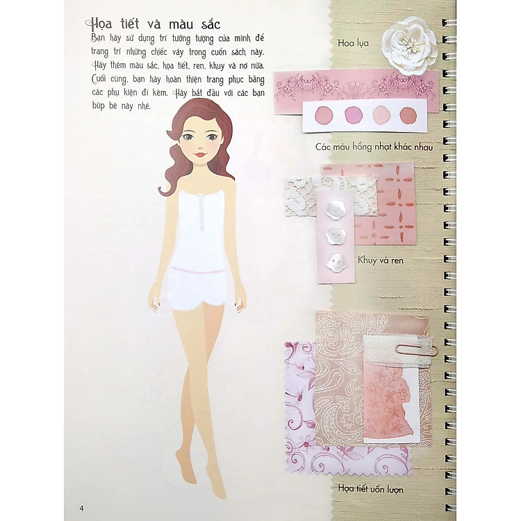 Dán Hình Sáng Tạo Trang Phục Búp Bê - Chiếc Váy Cưới Mơ Ước - Ảnh 2