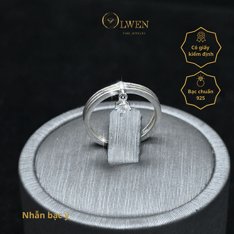 NHẪN BẠC Ý 925 OLWEN FINE JEWELRY - NM126.1