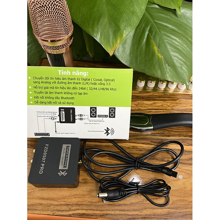 Bộ chuyển âm thanh Optical - Dòng cao cấp, không nhiễu sóng, không lẫn tạp âm, ổn định - HÀNG CHÍNH HÃNG