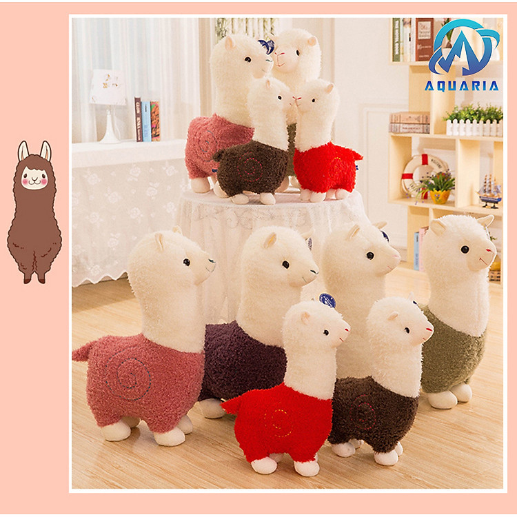 Thú Bông Lạc Đà Alpaca (28cm) - Màu Hồng - Ảnh 4