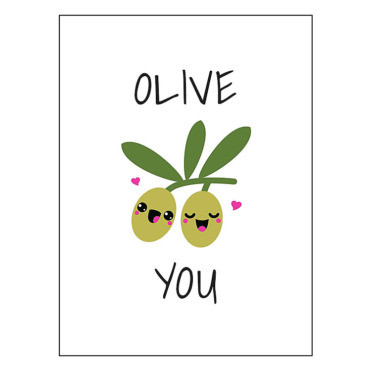Sách Olive You: Punderful Ways To Say 'I Love You'