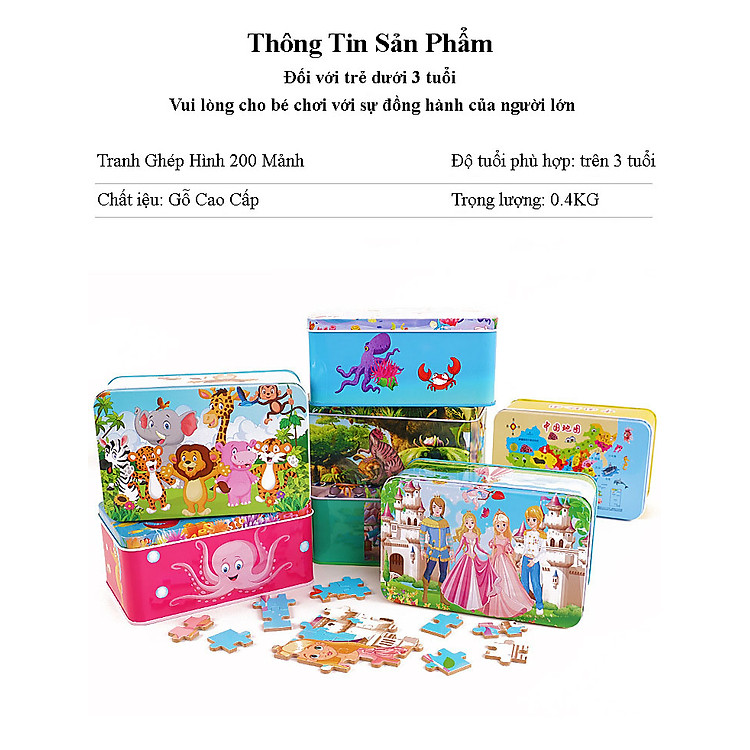 Mua Bộ Đồ Chơi Tranh Ghép 200 Mảnh BABYBOSS Chính hãng Ưu đãi - Hình ảnh 3