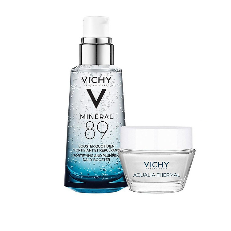 Bộ Serum Vichy Mineral 89 Tặng Kem Dưỡng Aqualia Thermal - Món Quà Mới Của Vichy Laboratoires