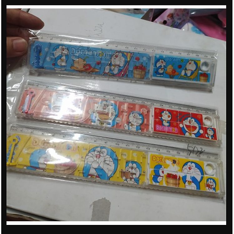 Thước kẻ xếp hình Doraemon 20cm