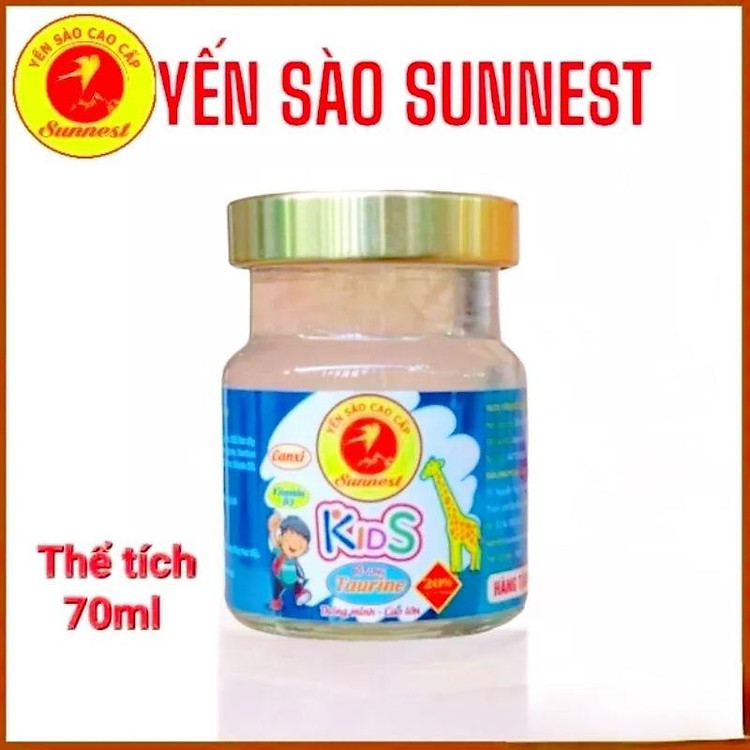 Lẻ 1 Hũ Yến Sào SUNNEST (Hương Vani) 20% Cao Cấp Chuyên Dùng Cho Bé Giúp Khoẻ Mạnh, Cao Lớn, Thông Minh