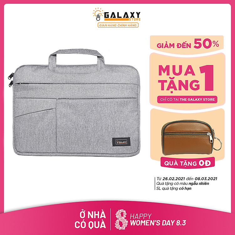 Túi Chống Sốc Túi Xách Cao Cấp Thông Minh Cho Macbook Laptop Surface Galaxy Store 13 - 13.5 Inch - Hàng Chính Hãng