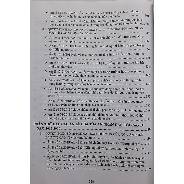 Tuyển Tập 37 Án Lệ Và Các Quyết Định Giám Đốc Thẩm Của Tòa Án Nhân Dân Tối Cao Về Hình Sự, Dân Sự, Kinh Tế, Lao Động - Ảnh 4